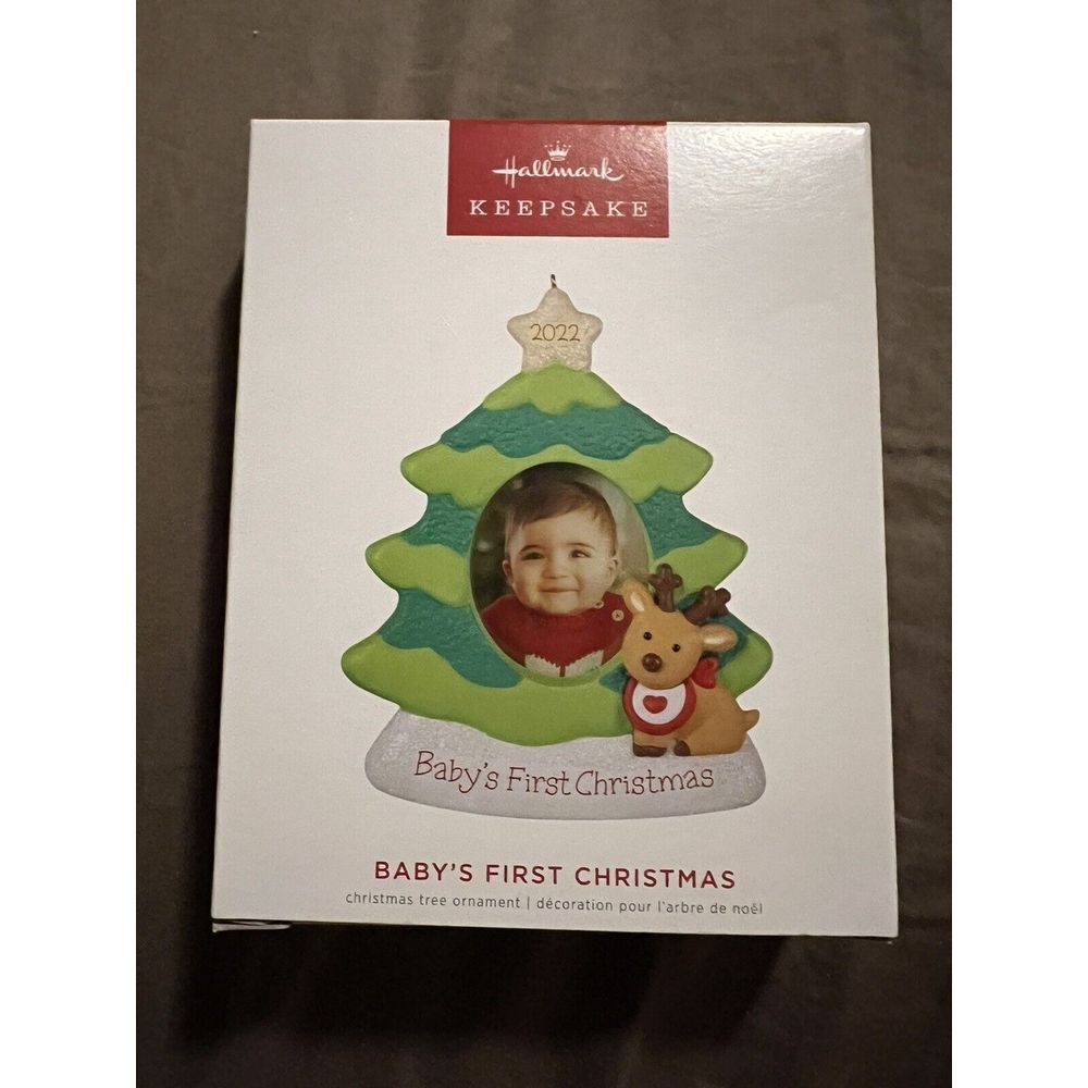 2022 Hallmark BABY'S FIRST CHRISTMAS Photo Frame Ornament - NMIB‎